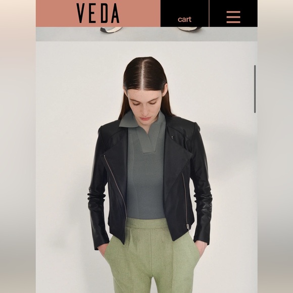 Veda Dali Leather Jacket - Picture 4 of 7